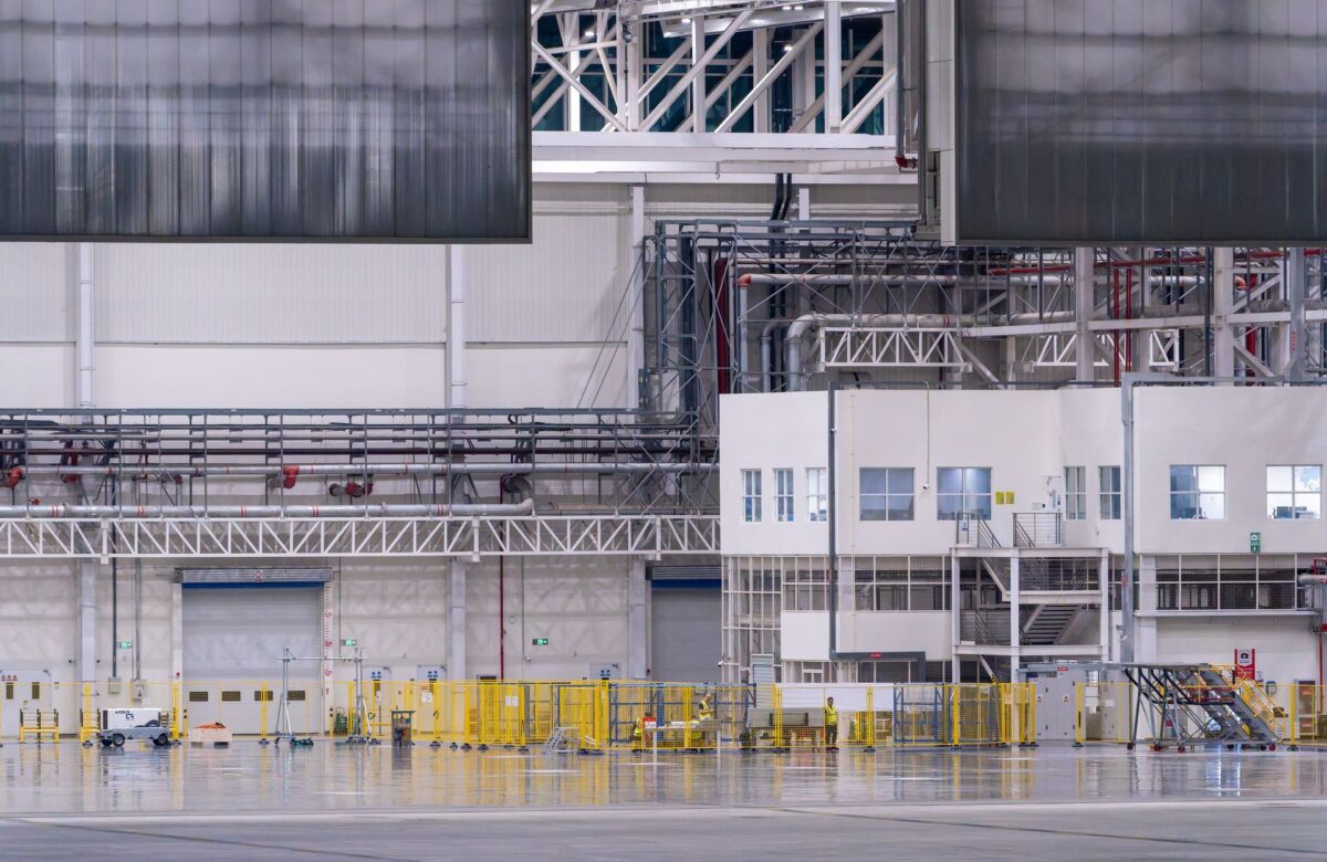 Aerospace component manufacturing facility by CLOSW