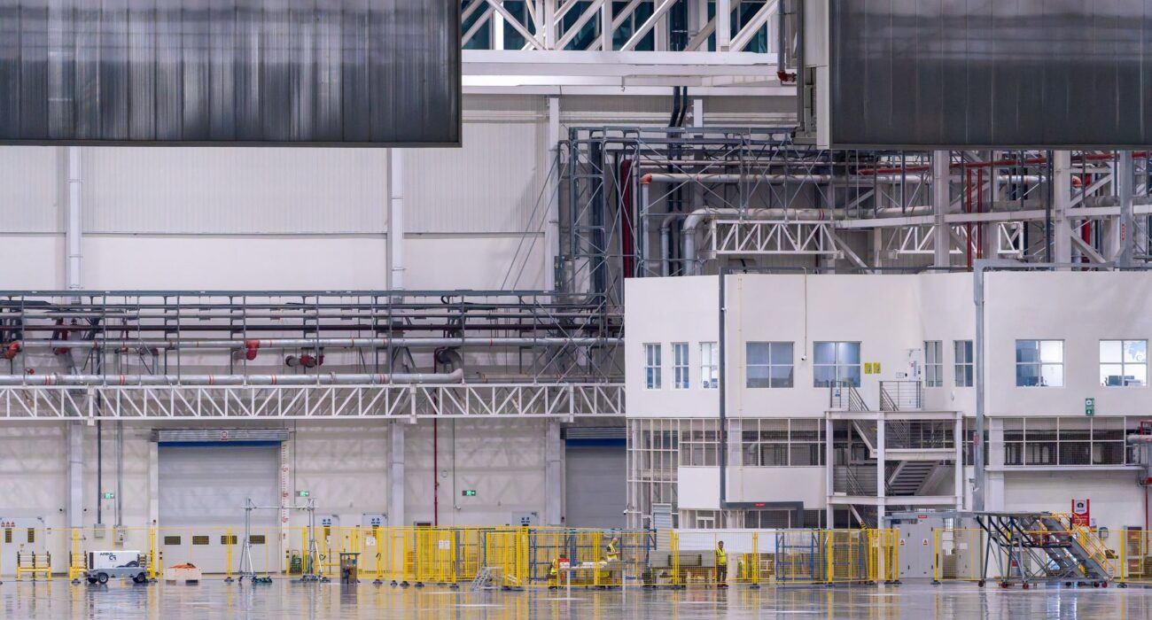 Aerospace component manufacturing facility by CLOSW