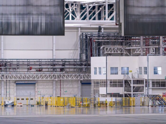 Aerospace component manufacturing facility by CLOSW