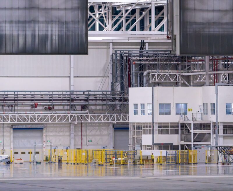 Aerospace component manufacturing facility by CLOSW
