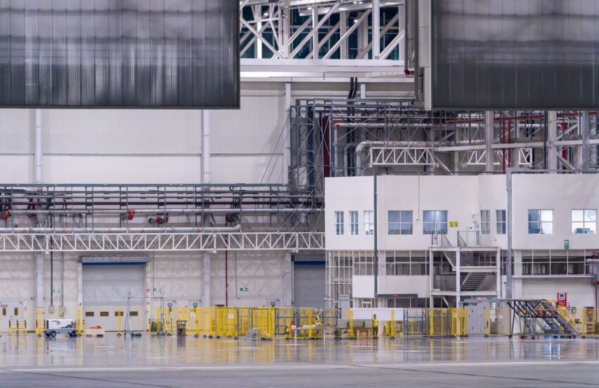 Aerospace component manufacturing facility by CLOSW