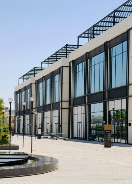 Mixed-use commercial center built by CLOSW"