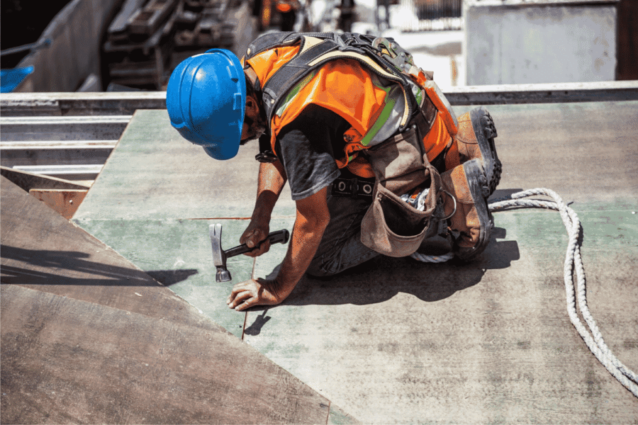 "Industrial interior build-out and project turnover