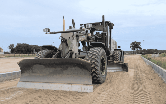 Site development and grading for industrial facility construction