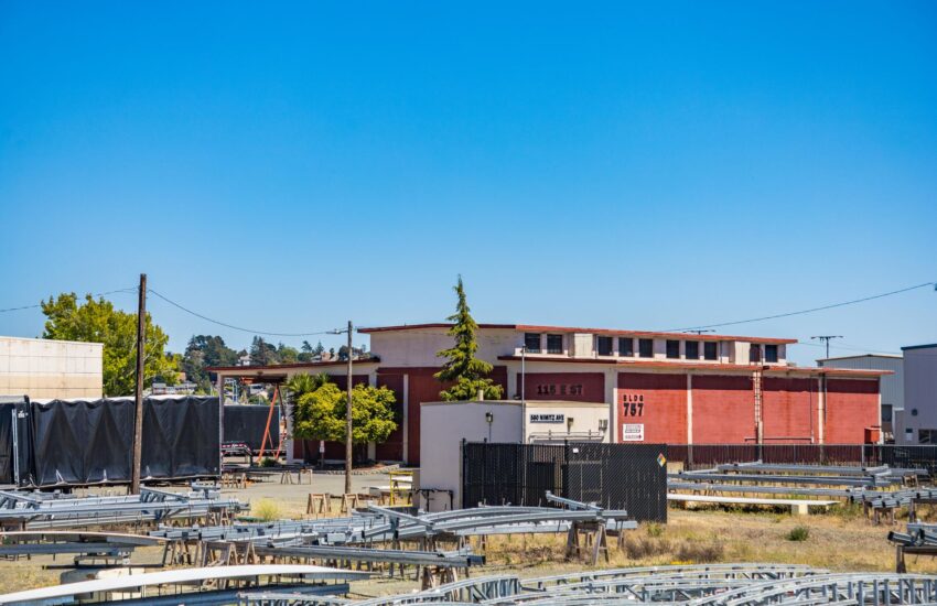 Industrial facility in construction by CLOSW general contractor